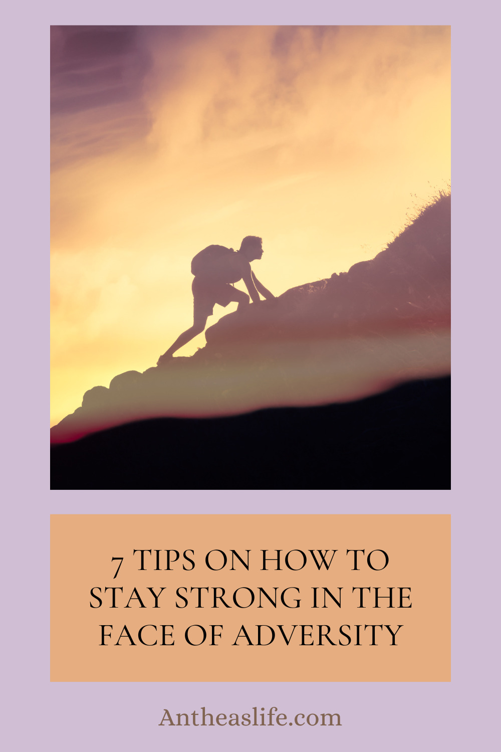 stay strong in the face of adversity