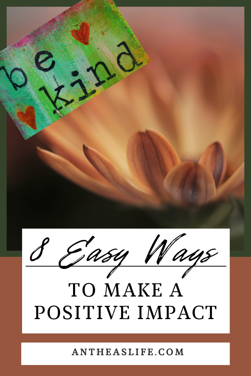 ways to make a positive impact